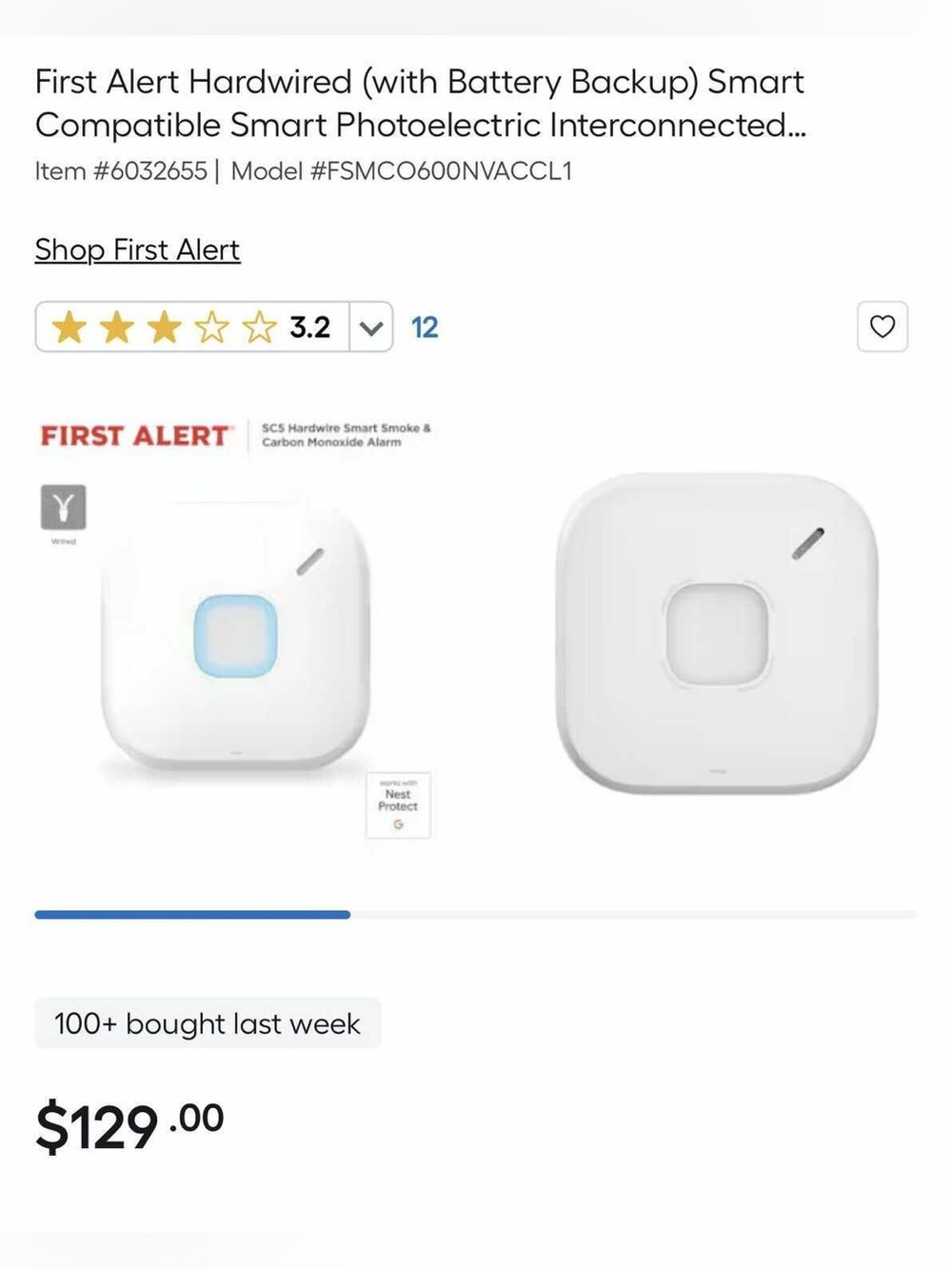 New 2 Pack First Alert SC5 Smart Carbon Monoxide  Fire Smoke Alarm Detector